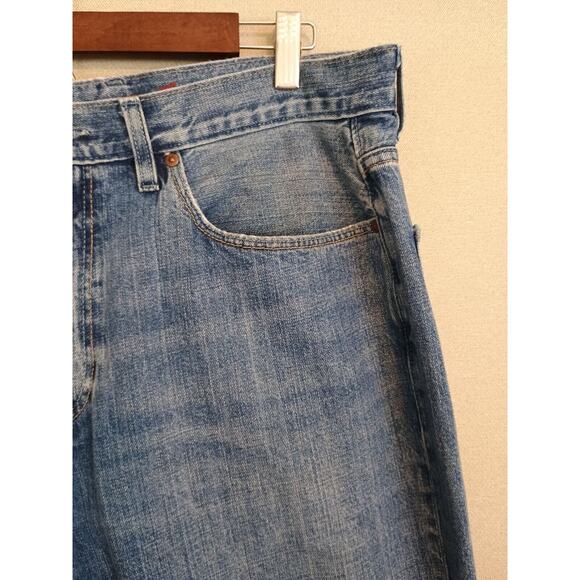 Lacoste Jeans Men 34 Blue Medium Wash Cotton Casual Classic Logo on Pocket Denim - Picture 8 of 16